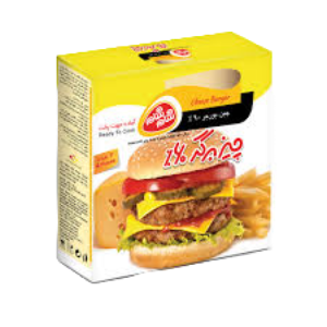 چیزبرگر 60 درصد 4 عددی شام شام