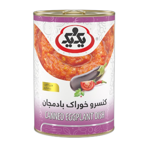 کنسرو بادمجان۳۸۰ گرم یک و یک