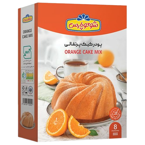 پودر کیک پرتقالی